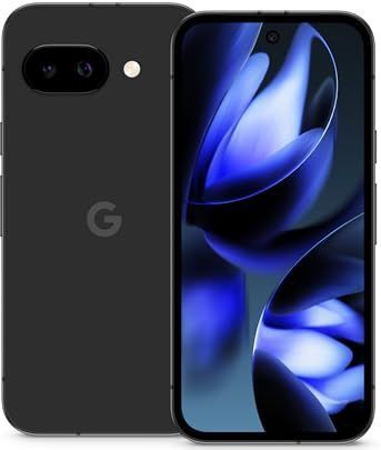 Google Pixel 9a: Android-Smartphone ohne SIM-Lock, mit KI-Kamera, 24 Stunden Akkulaufzeit und leistungsstarken Sicherheitsfunktionen – Obsidian, 128GB