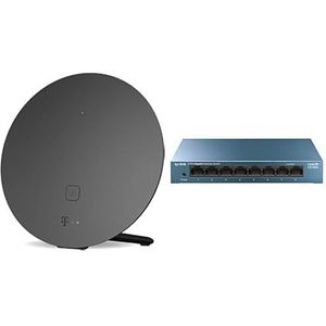 Telekom Speed Home WLAN für Ihr Starkes & stabiles Heimnetzwerk & TP-Link TL-LS108G LAN Switch 8 Port Netzwerk Switch