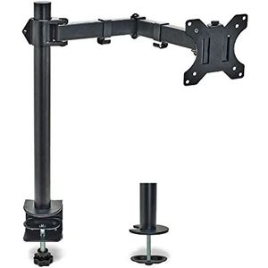 OVERMUST mit einem Arm für Monitor für 13-32 Zoll -Bildschirme - Höhenverstellbar bis zu 410 mm - Belastbarkeit 10 kg - Maximale Auszugslänge 460 mm - Neigung +/-90° - Drehung 180° - 230°