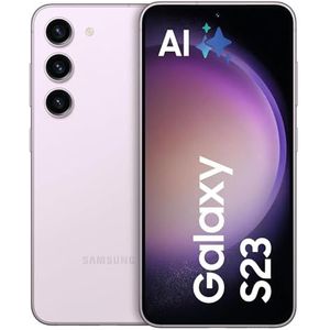 Samsung Galaxy S23 AI-Android-Smartphone, 256GB, 3.900mAh Akku, Smartphone ohne Vertrag Lavender inkl. 36 Monate Herstellergarantie [Exklusiv bei Amazon]
