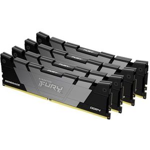 Kingston FURY Renegade 32GB 3200 DDR4 CL16 DIMM (Kit mit 4) Desktop Gaming Speicher - KF432C16RB2K4/32