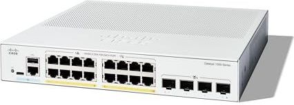 Cisco Catalyst 1300-16P-4X-Managed-Switch, 16-Port-GE, PoE, 4 x 10-GE-SFP+, eingeschränkter Lebenszeitschutz (C1300-16P-4X)
