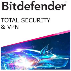 Bitdefender Total Security & Premium VPN 2025 (5 devices - 2 jaar)