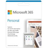 Microsoft 365 Personal - 1 Licentie - Abonnement - Nederlands - 1 Jaar