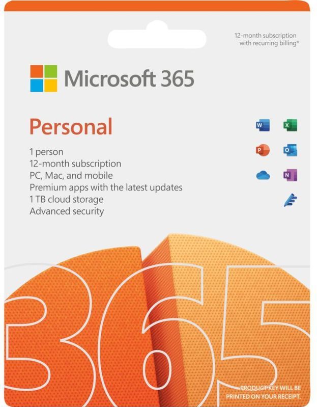 Microsoft - Office 365 Personal - Software - 1 Gebruiker - Jaarlicentie