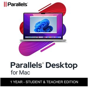 Parallels Desktop  voor Studenten en Docenten - 1 jaar abonnement