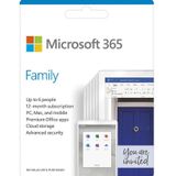 Microsoft - Office 365 Family - Jaarlicentie - 6 Gebruikers