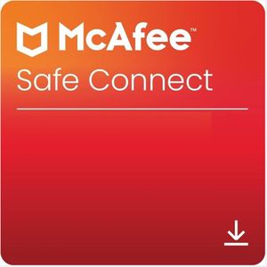 McAfee Safe Connect VPN (5 apparaten- 1 jaar)