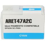 PrintAbout huismerk Inktcartridge T47A2 Cyaan Geschikt voor Epson