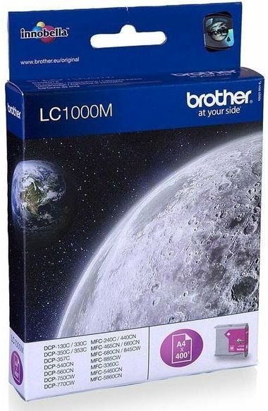 Brother Inktcartridge LC-1000M Magenta