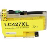 PrintAbout huismerk Inktcartridge LC-427XLY Geel Hoge capaciteit Geschikt voor Brother