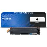 PrintAbout huismerk Toner 067H BK Zwart Hoge capaciteit Geschikt voor Canon