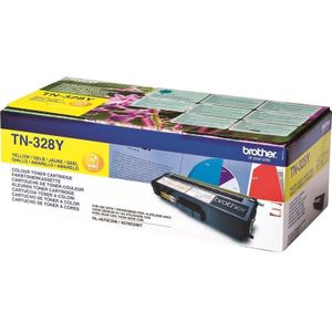Brother Toner TN-328Y Geel Extra hoge capaciteit