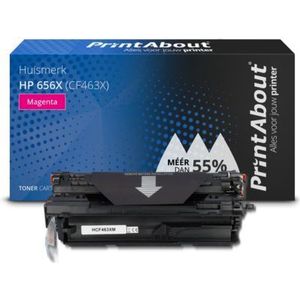 PrintAbout huismerk Toner 656X (CF463X) Magenta Hoge capaciteit Geschikt voor HP