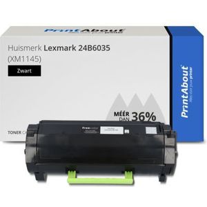 PrintAbout huismerk Toner 24B6035 (XM1145) Zwart Geschikt voor Lexmark