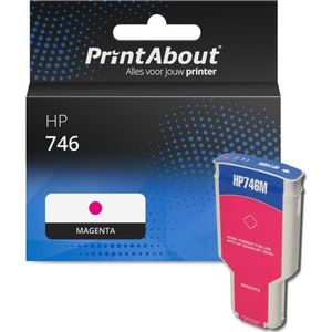 PrintAbout huismerk Inktcartridge 746 (P2V78A) Magenta Geschikt voor HP