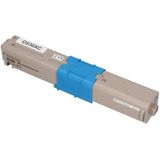 PrintAbout huismerk Toner 44469724 Cyaan Hoge capaciteit Geschikt voor OKI