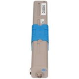 PrintAbout huismerk Toner 44469724 Cyaan Hoge capaciteit Geschikt voor OKI