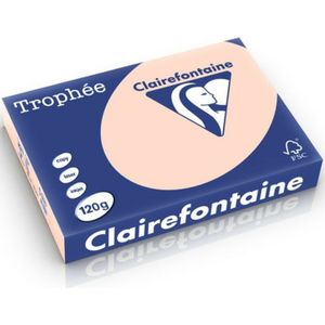 Clairefontaine Gekleurd papier Zalm A4 120 grams (250 vel)