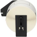 PrintAbout huismerk Etiket DK-11208 Zwart op wit (38 mm x 90  mm) Geschikt voor Brother