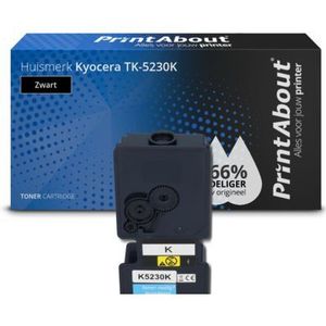 PrintAbout  Toner TK-5230K Zwart geschikt voor Kyocera