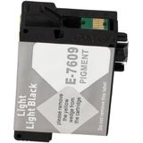 PrintAbout huismerk Inktcartridge T7609 Licht licht-zwart Geschikt voor Epson