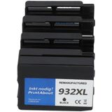 PrintAbout - Inktcartridge / Alternatief voor de HP CN053AE (nr. 932XL) / 4 Kleuren