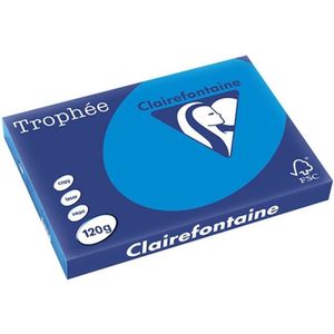 Clairefontaine Gekleurd papier Caribbean blauw 120 grams A3 (250 vel)