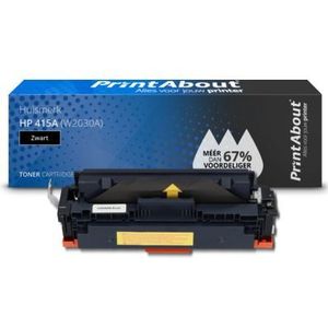 PrintAbout  Toner 415A (W2030A) Zwart geschikt voor HP