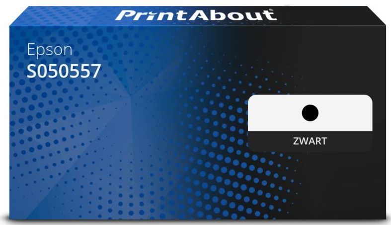 PrintAbout huismerk Toner S050557 Zwart Geschikt voor Epson