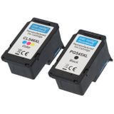 PrintAbout huismerk Inktcartridge PG-545XL / CL-546XL Zwart + 3 kleuren Multipack Hoge capaciteit Geschikt voor Canon