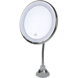 Fantasia - Zuignapspiegel LED verlichting 10x Make-up spiegels 1 stuk