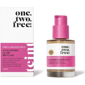 one.two.free! - Stap 3: Verzorging Hyaluronic Glow BB Fluid BB cream & CC cream 30 ml 3.5. - TAN