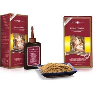 Surya Brasil - Henna Powder Haarverf 50 g Bruin