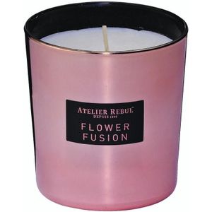 Flower Fusion Geurkaars Atelier Rebul (210g) - 45 Branduren - Bloemige Geur - Sojawas