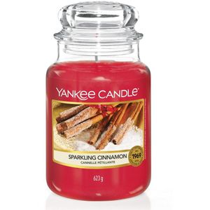YANKEE CANDLE - Jar Sparkling Cinnamon Kaarsen 623 g