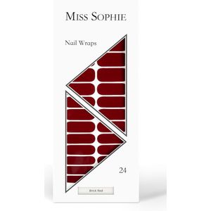 Miss Sophie - Brick Red Kunstnagels & Nageldecoratie