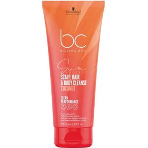 Schwarzkopf Professional - BC BONACURE Sun Protect 3-in-1 Scalp, Hair & Body Cleanse Shampoo 200 ml