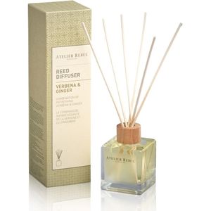 Verbena & Gember Geurstokjes Atelier Rebul (120ml) - Kruidige Kamergeur - Heerlijke Interieurparfum