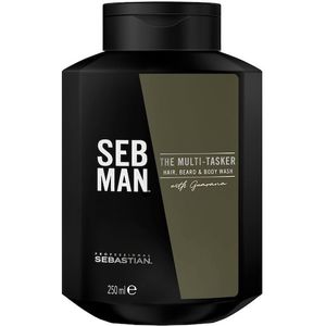 Sebastian - The Multitasker 3 in 1 Hair, Beard & Body Wash Baardverzorging 250 ml Heren