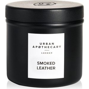 Urban Apothecary - Luxury Iron Travel Candle Smoked Leather Kaarsen 175 g