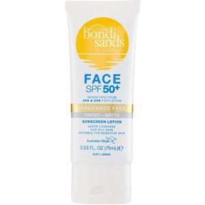 Bondi Sands - Sunscreen Face Lotion SPF 50 Fragrance Free Matte Tinted Zonbescherming 75 ml