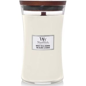 WoodWick geurkaars White Tea & Jasmine Large