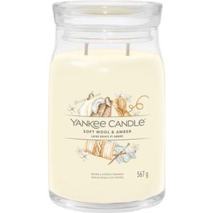 YANKEE CANDLE - Soft Wool & Amber Kaarsen 567 g