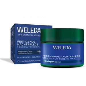 Weleda - Blauer Verstevigende nachtverzorging Gentiaan & Edelweiss Nachtcrème 40 ml Dames
