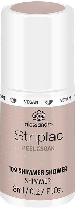 ALESSANDRO ACQU - Striplac Peel or Soak 109 Champagne Shower - 8 ml - color gel