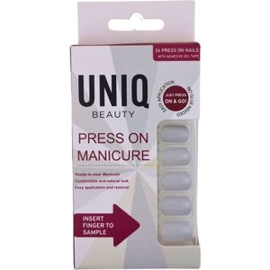 UNIQ - Klik Op / Druk Op Manicure Nagels Kunstnagels & Nageldecoratie Parelgrijs