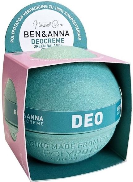 Ben & Anna - Poly Potato Deocreme Green Balance Deodorant 40 g
