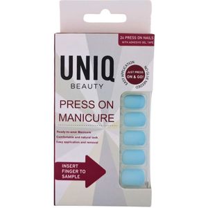 UNIQ - Klik Op / Druk Op Manicure Nagels Kunstnagels & Nageldecoratie Babyblauw