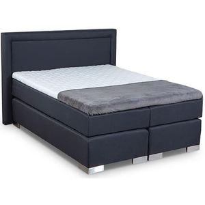 Boxspring Phyllis - 160x200, antraciet stof